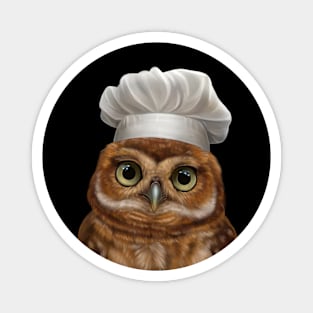 Owl Chef Magnet